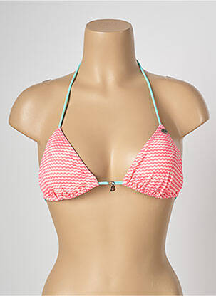 Sutien de costum de baie închidere cu legături de legat top sutien modelat roz BANANA MOON femeie