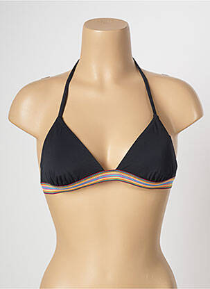 Sutien de costum de baie închidere cu legături de legat top sutien modelat negru BANANA MOON femeie