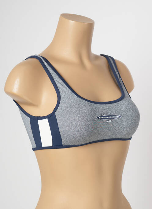 Sutien de costum de baie gri BANANA MOON femeie