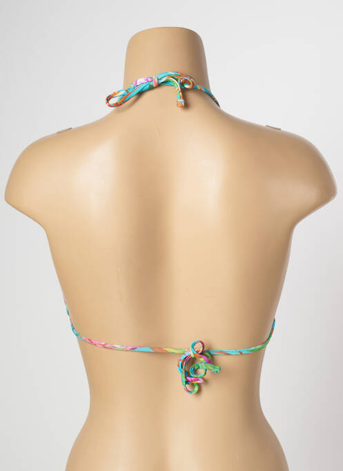 Sutien de costum de baie închidere cu legături de legat top sutien modelat albastru BANANA MOON femme