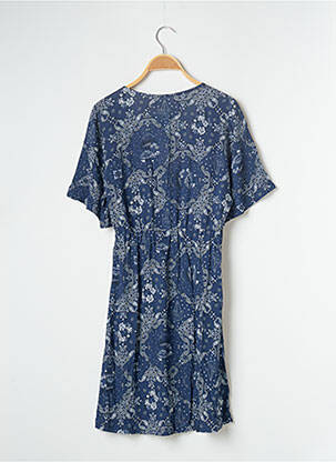 Rochie scurtă mâneci scurte mâneci scurte albastru BANANA MOON femeie