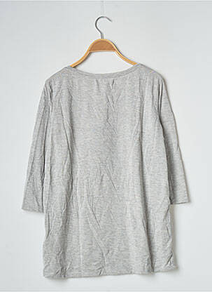 Tricou mâneci 3/4 mâneci 3/4 gri BANANA MOON femeie