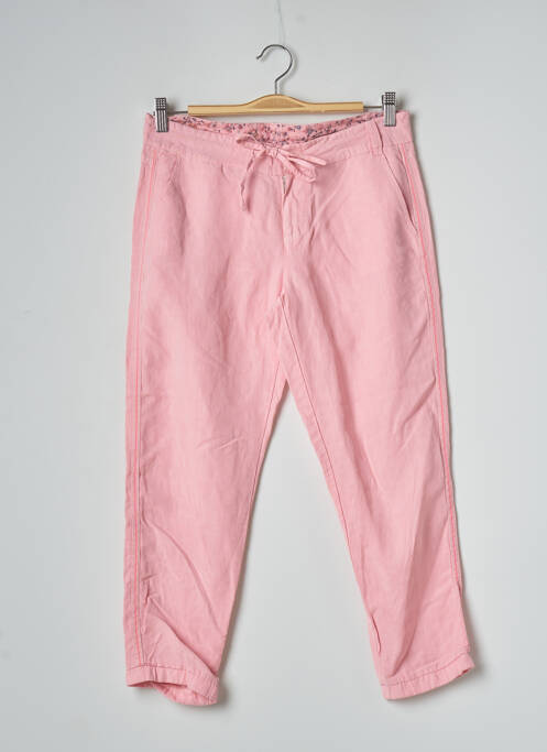 Pantalon drept roz BANANA MOON femeie