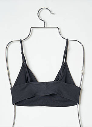 Sutien de costum de baie elasticitate top triunghiuri negru NOO femeie