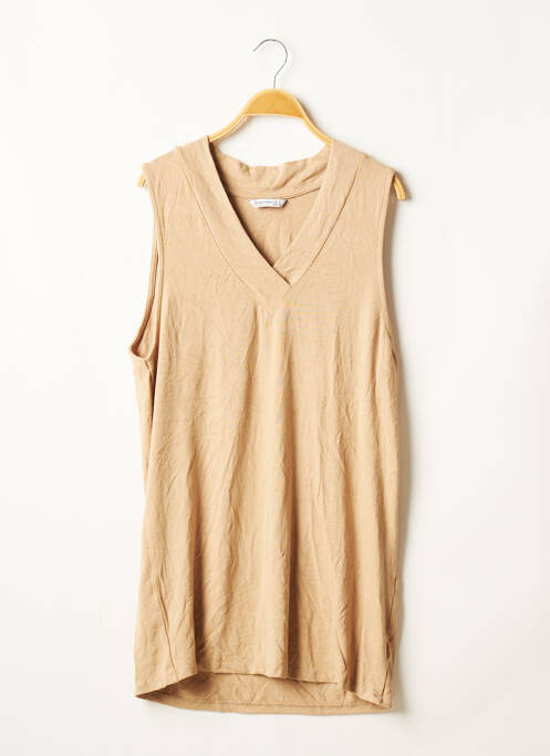 Tunică fără mâneci bej STRADIVARIUS femeie