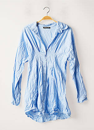 Tunică mâneci lungi albastru BOOHOO femeie