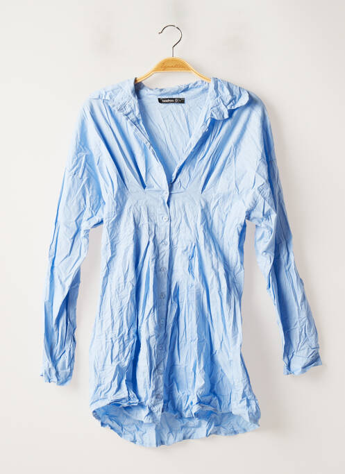 Tunică mâneci lungi albastru BOOHOO femeie