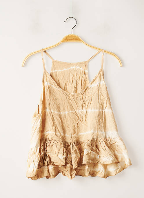 Top bej SANS MARQUE femeie