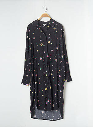 Rochie midi imprimeu floral mâneci lungi negru CATWALK JUNKIE. femeie