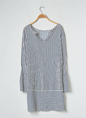 Rochie scurtă croială fluidă mâneci lungi albastru VILA femeie