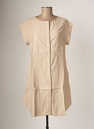 Rochie scurtă bej AMS PURE femeie