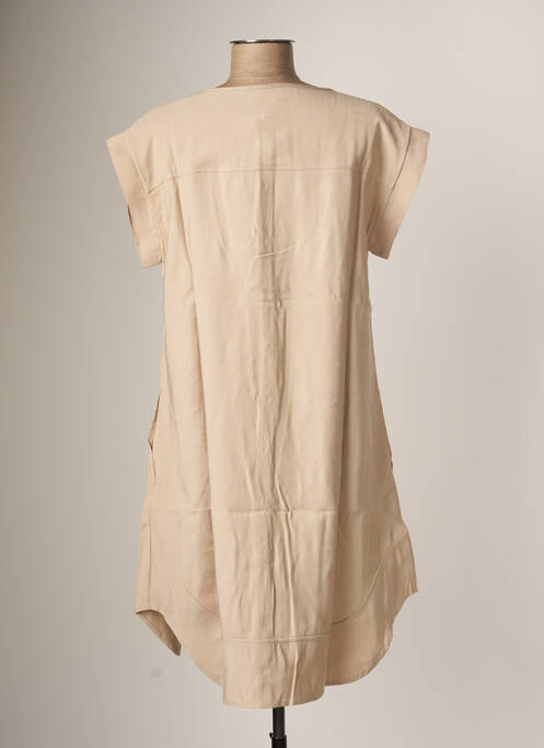 Rochie scurtă bej AMS PURE femeie