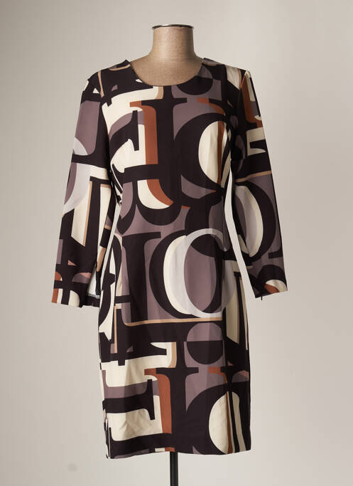 Rochie midi gri POUSSIERE D'ETOLE femeie