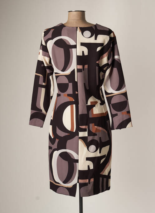 Rochie midi gri POUSSIERE D'ETOLE femeie