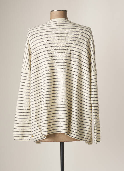 Vestă cu mâneci lungi bej DES PETITS HAUTS femeie