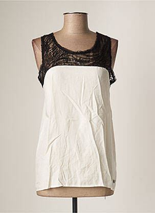 Top alb HUIT SIX SEPT femeie