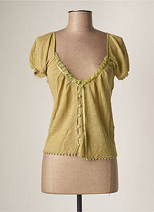 Vestă cu mâneci scurte verde IAM femeie