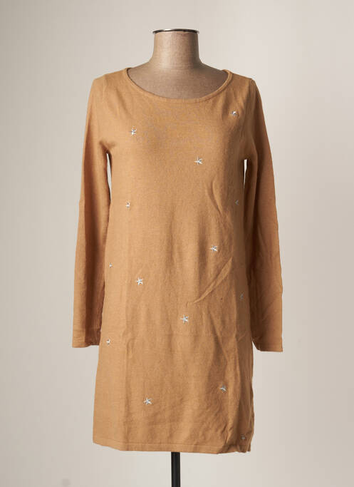 Rochie pulover bej DES PETITS HAUTS femeie