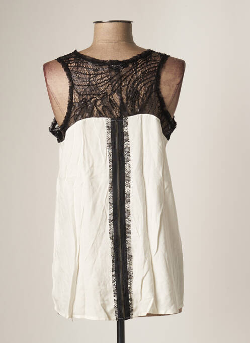 Top alb HUIT SIX SEPT femeie