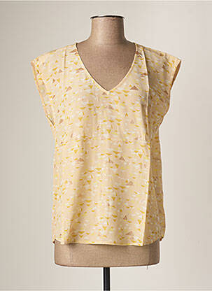 Bluză bej DES PETITS HAUTS femeie