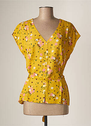 Cămașă galben DES PETITS HAUTS femeie