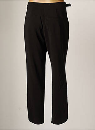 Pantalon drept elasticitate talie înaltă negru AMZ femeie