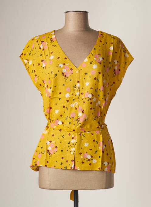 Cămașă galben DES PETITS HAUTS femeie