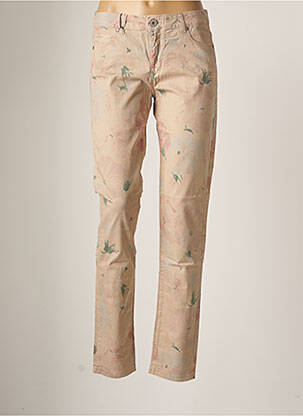 Pantalon slim bej DENIM STUDIO femeie