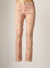 Pantalon slim elasticitate mărime normală roz DENIM STUDIO femeie