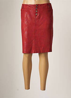 Fustă midi roșu FUEGO WOMAN femeie