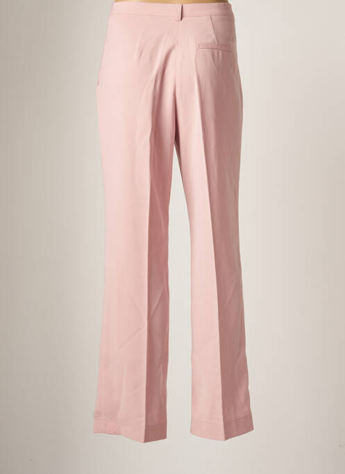 Pantalon chino închidere cu fermoar sub clapetă cu nasturi mărime normală roz GAROU PARIS femme