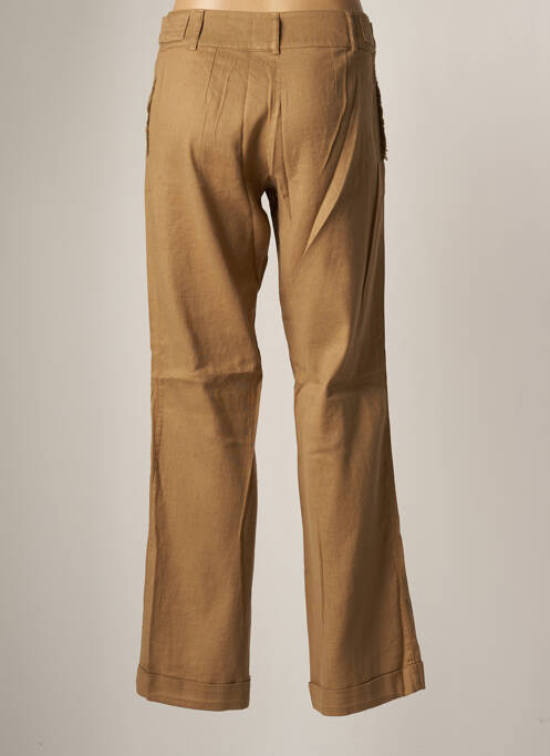 Pantalon larg maro EVA KAYAN femeie