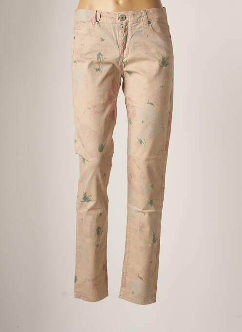 Pantalon slim bej DENIM STUDIO femeie