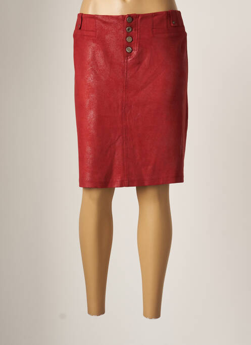 Fustă midi roșu FUEGO WOMAN femeie