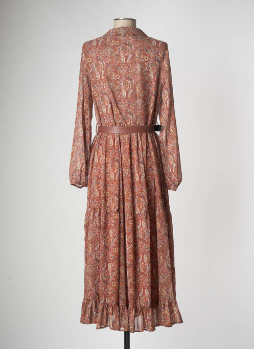 Rochie lungă maro AMELIE & AMELIE femeie