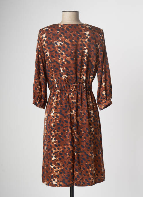 Rochie midi maro PURPLE'S femeie