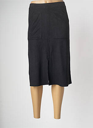 Fustă midi negru OXANA femeie