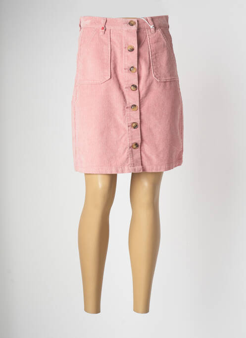 Fustă midi roz F.A.M. femeie