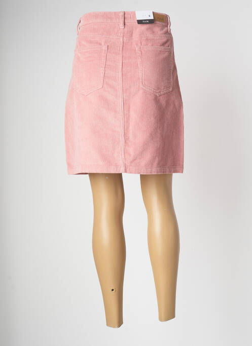Fustă midi roz F.A.M. femeie