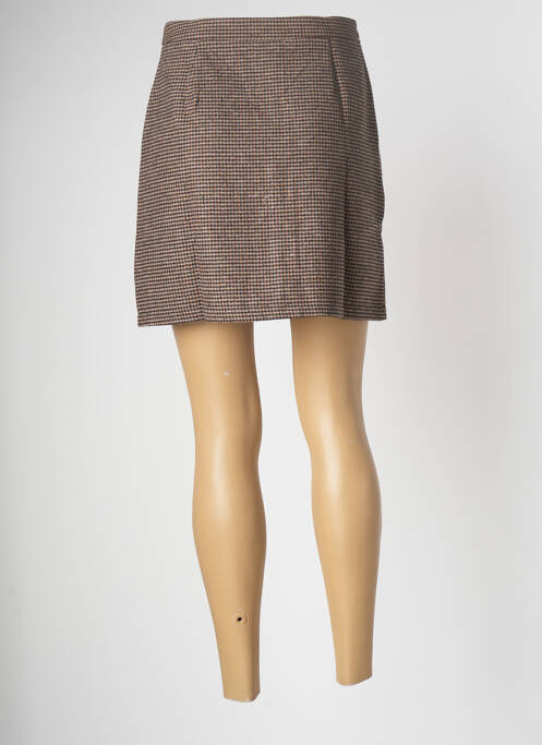 Fustă scurtă maro KILIBBI femeie