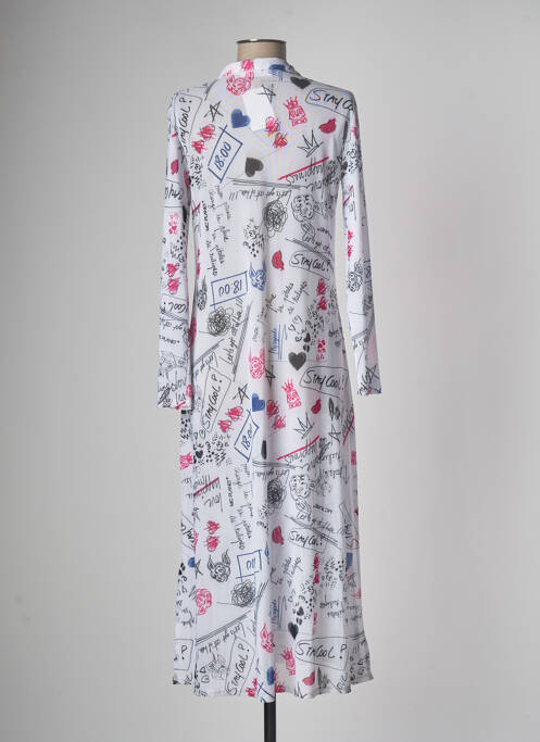 Rochie lungă alb MC PLANET femeie