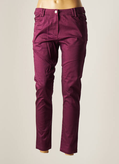 Pantalon slim violet AGATHE & LOUISE femeie