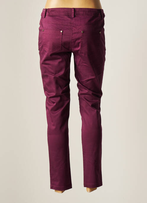 Pantalon slim violet AGATHE & LOUISE femeie