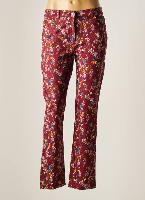 Pantalon drept violet AGATHE & LOUISE femeie