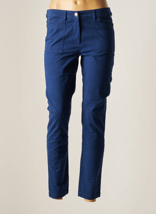 Pantalon slim albastru AGATHE & LOUISE femeie