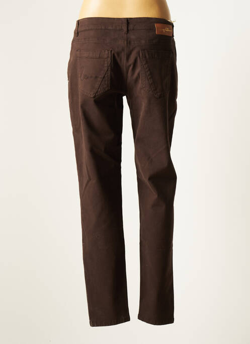 Pantalon slim maro LOLA ESPELETA femeie