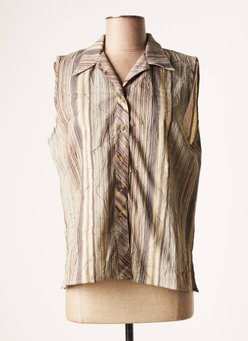 Cămașă maro FELINO femeie