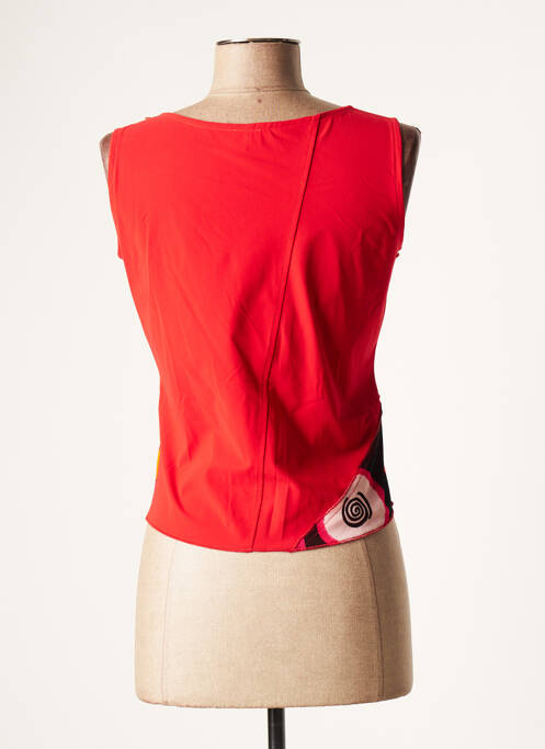 Top elasticitate fără mâneci roșu JEAN DELFIN femme