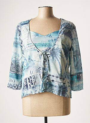 Twin-set albastru FRANCOISE femeie