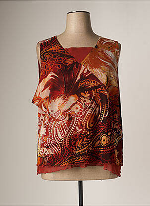 Top portocaliu FRANCOISE F femeie